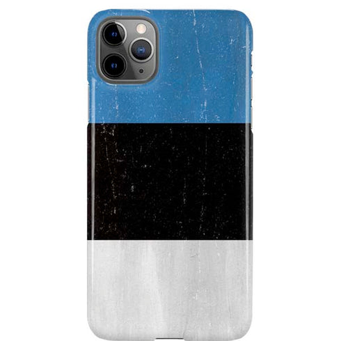 Estonia Flag Distressed iPhone Cases
